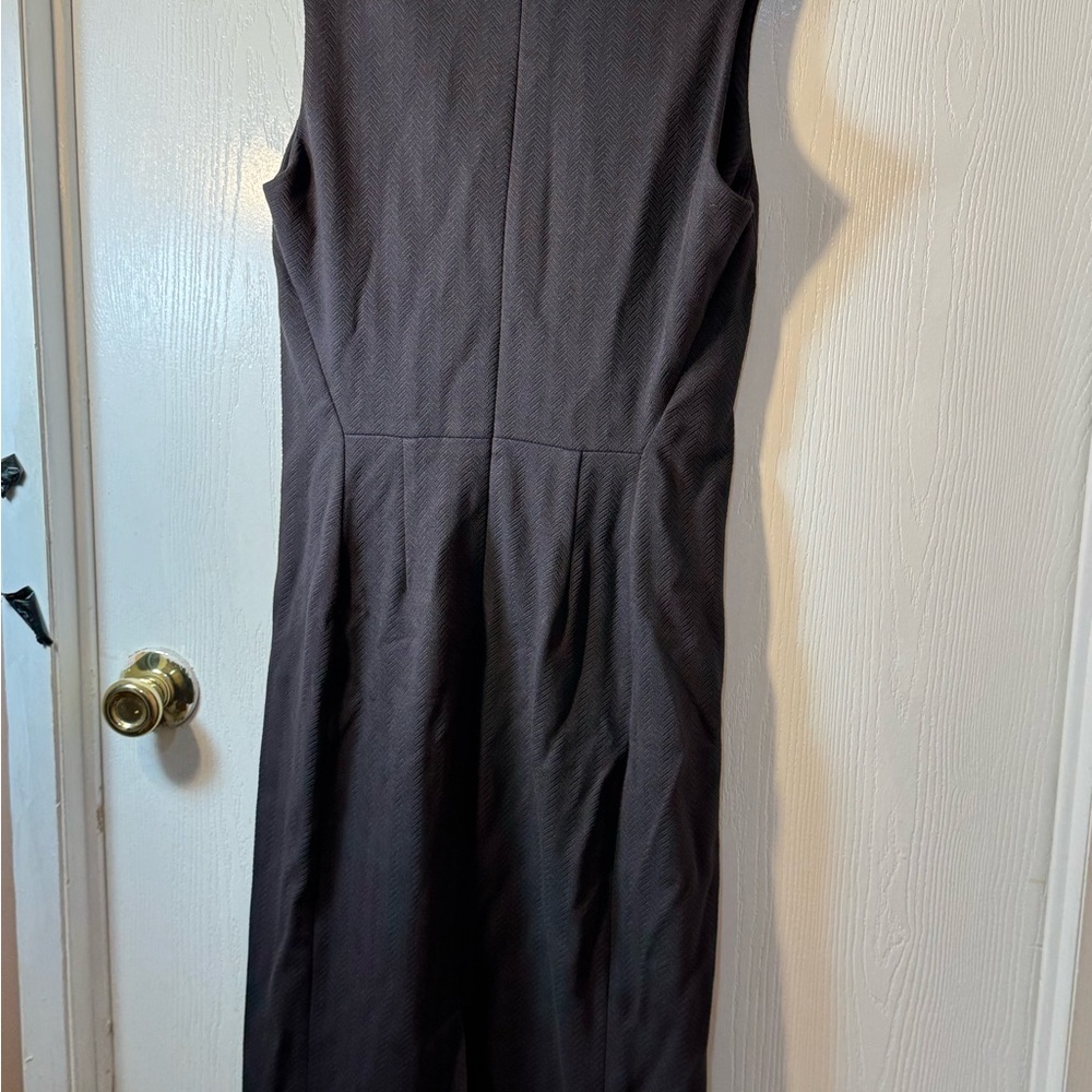 M.M. LaFleur Black Sleeveless Sheath Dress Career Work Office